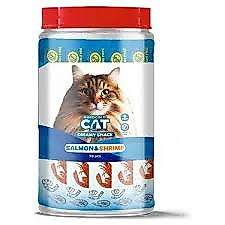Eurogold Cat Creamy Snack Salmon & Shrimp 30 Ad. ( Somon & Karides )