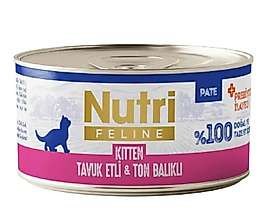 NUTRİ FELİNE TAHILSIZ YAVRU KEDİ KONSERVE 70GR